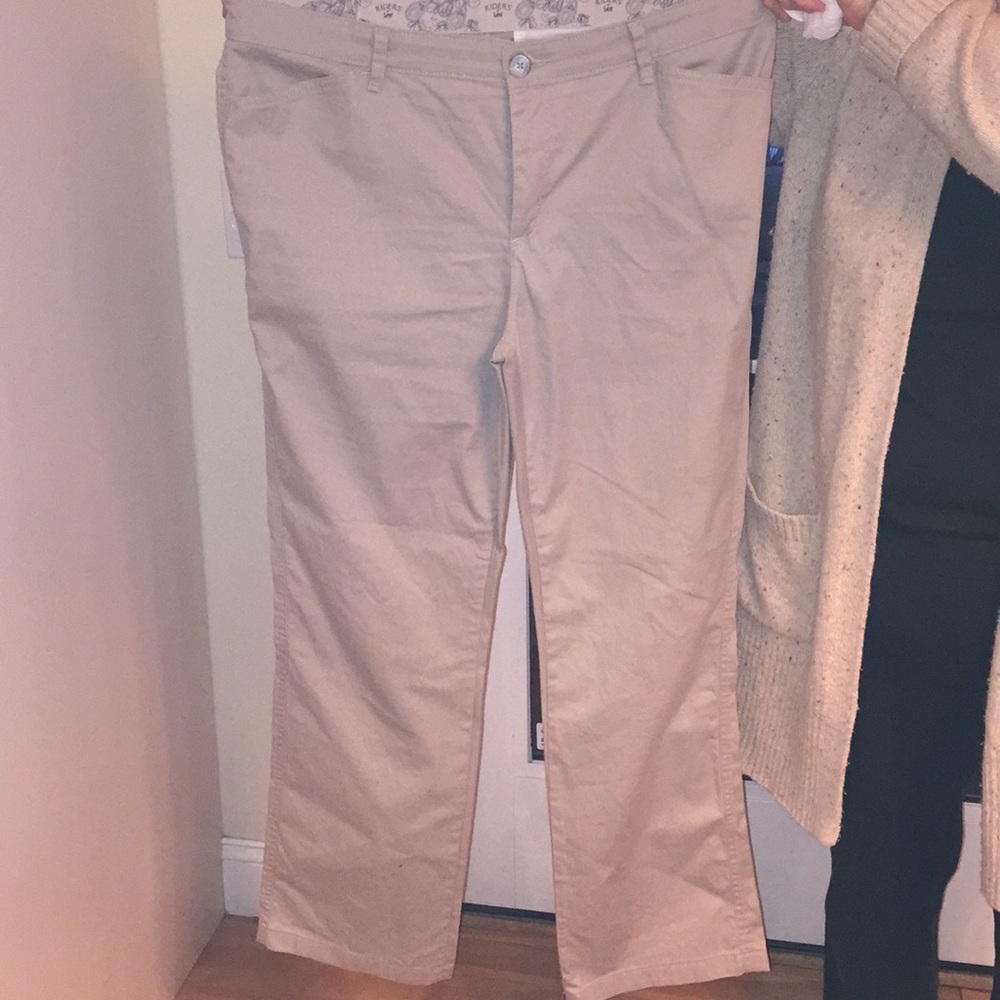 Lee Riders Straight Khakis Size 16M